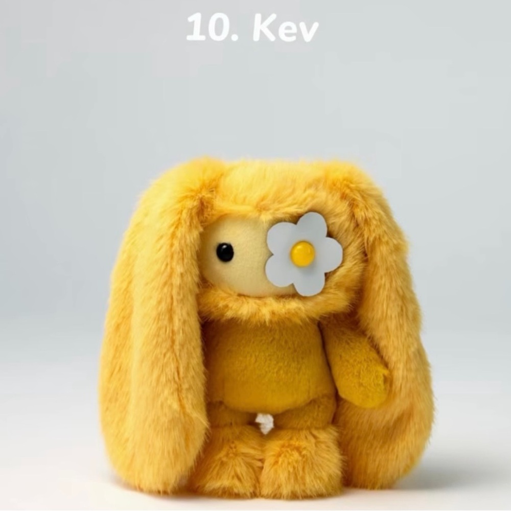 CJ HENDRY x PHILLIPS AUCTION JUJU plush pendant blind box #10 KEV rare NEW